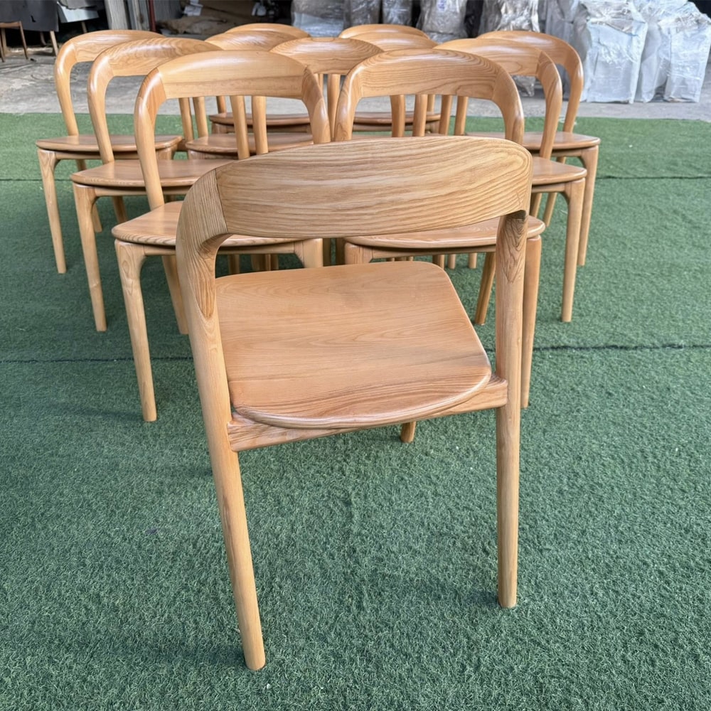 Ghế Nhà Hàng Mặt Gỗ Neva Không Tay Ghế nhà hàng mặt gỗ neva không tay