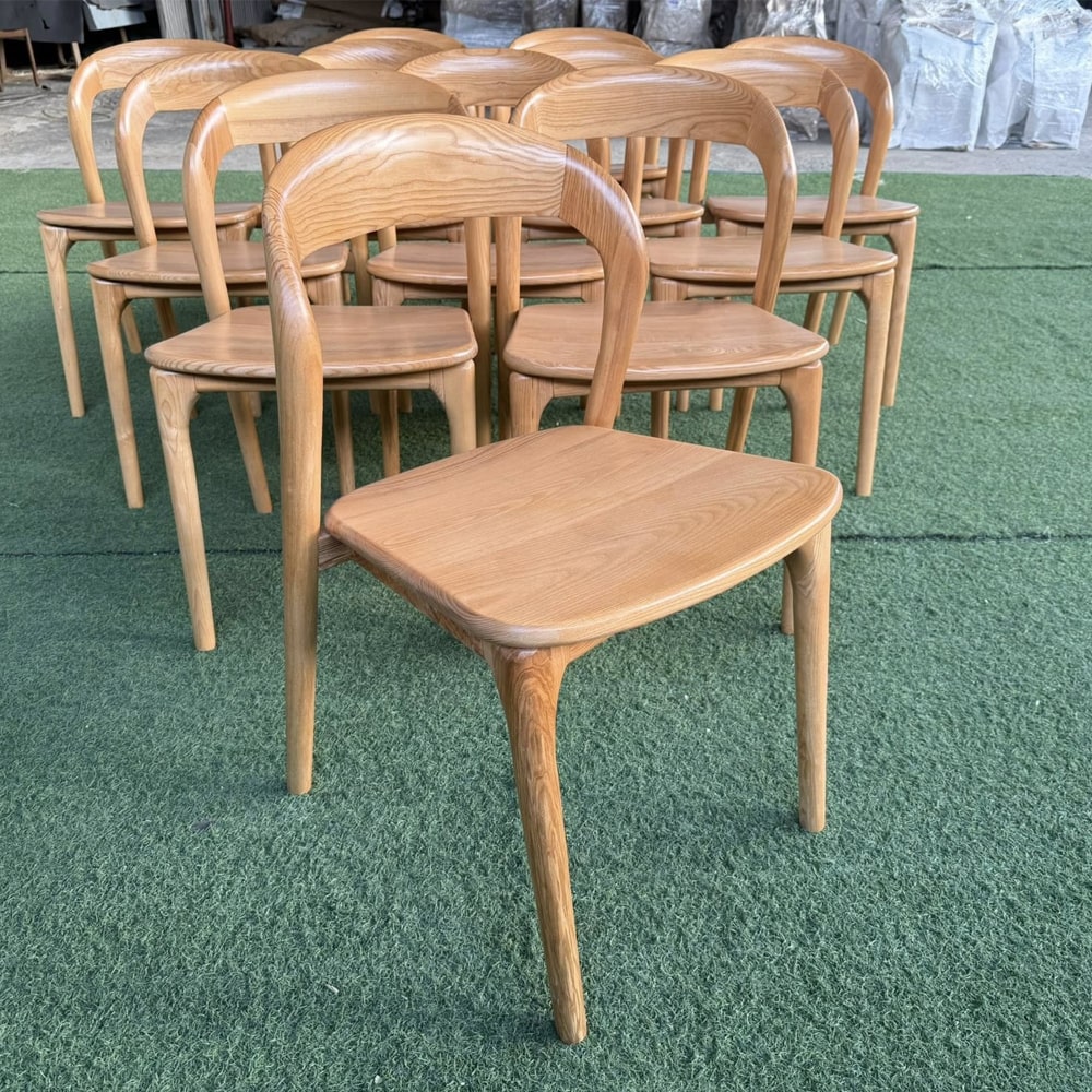 Ghế Nhà Hàng Mặt Gỗ Neva Không Tay Ghế nhà hàng mặt gỗ neva không tay